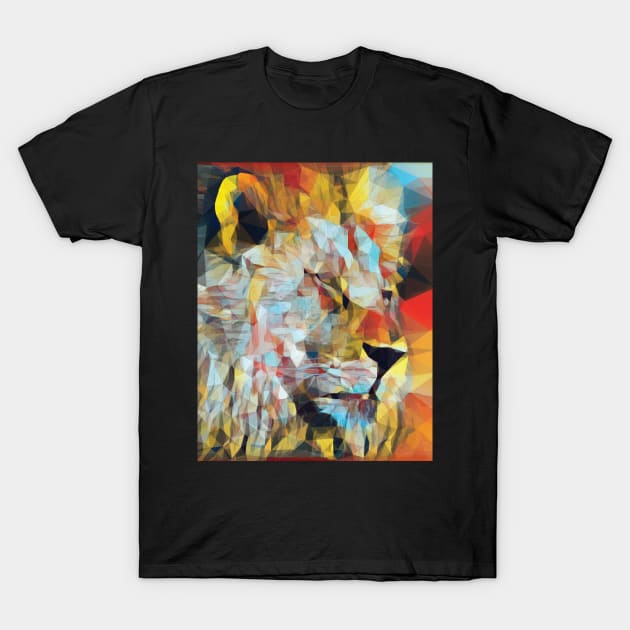 Jah Lion King of Kings T-Shirt by rastaseed